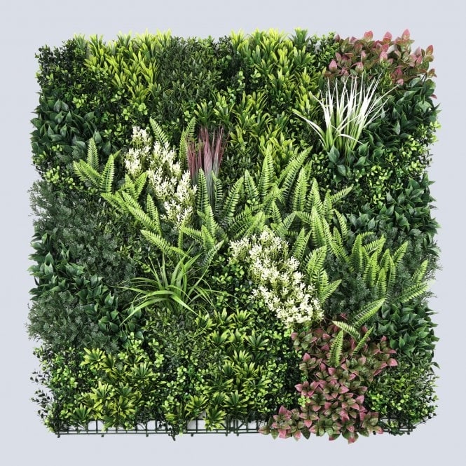 Artificial Plant Wall Panelling - Chelsea Duluxe - 1m x 1m