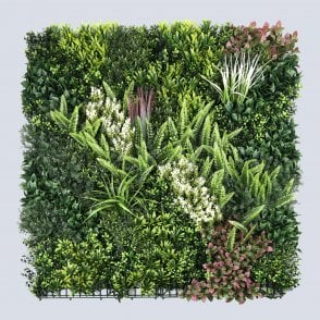 Artificial Plant Wall Panelling - Chelsea Duluxe - 1m x 1m
