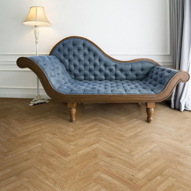 Berry Alloc Chateau Laminate Herringbone BerryAlloc Chateau+ Java Natural Laminate Herringbone Flooring, 8mm, Splash & Scratch Resistant, Click System, 2.04m2