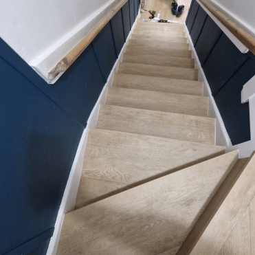 Coral Kingston Real Oak Vinyl Staircase Kit, DIY Friendly, 13 Step Set