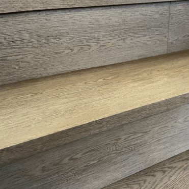 Coral Port Elizabeth Natural Oak Vinyl Staircase Kit, DIY Friendly, 13 Step Set