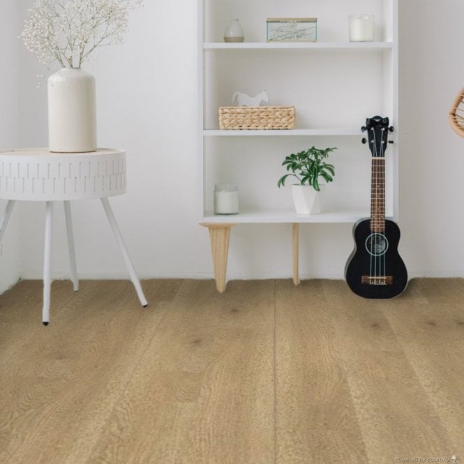 Coral XXL Kingston Real Oak SPC Vinyl Plank Flooring, 6mm, Waterproof & Underlay Attached, Click System, 2.46m2