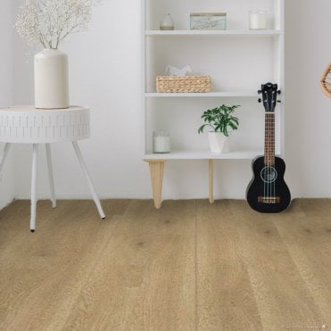 Coral XXL Kingston Real Oak SPC Vinyl Plank Flooring, 6mm, Waterproof & Underlay Attached, Click System, 2.46m2