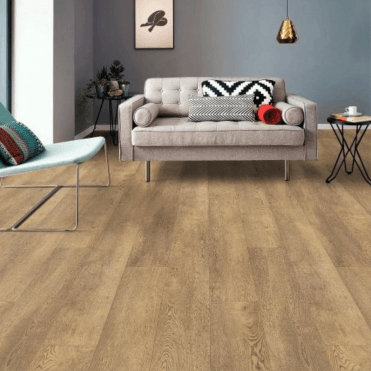 Coral XXL Port Elizabeth Natural Oak SPC Vinyl Plank Flooring, 6mm, Waterproof & Underlay Attached, Click System, 2.46m2