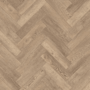 Coral XXL Port Elizabeth Nautral Oak SPC Vinyl Herringbone Flooring, 6mm, Waterproof & Underlay Attached, Click System, 1.77m2