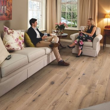 Lecco Brushed White Washed Engineered Oak Wood Flooring 18/5mm x 125mm