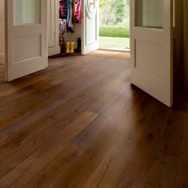 Pesaro Brushed Lacquered Oak Engineered Wood Flooring 14/3mm x 125mm