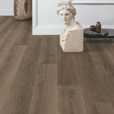 Quick-Step Capture (Signature) Brushed Oak Brown Laminate SIG4766 Waterproof Laminate Flooring (9mm)