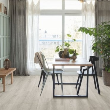 Quick-Step Capture (Signature) Brushed Oak Grey Laminate SIG4765 Waterproof Laminate Flooring (9mm)