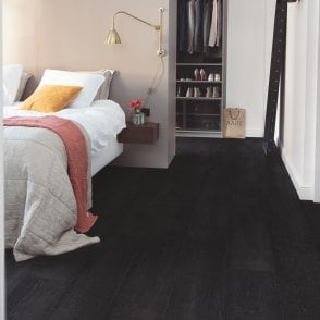 Quick-Step Capture (Signature) Painted Oak Black Laminate SIG4755 Waterproof Laminate Flooring (9mm)