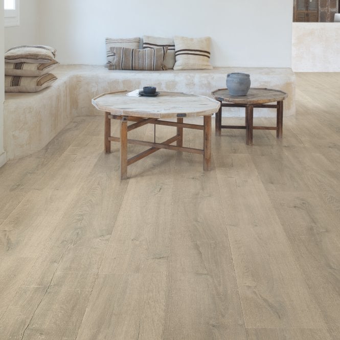 Quickstep Capture Quick-Step Capture (Signature) Patina Oak Brown Laminate SIG4751 Waterproof Laminate Flooring (9mm)