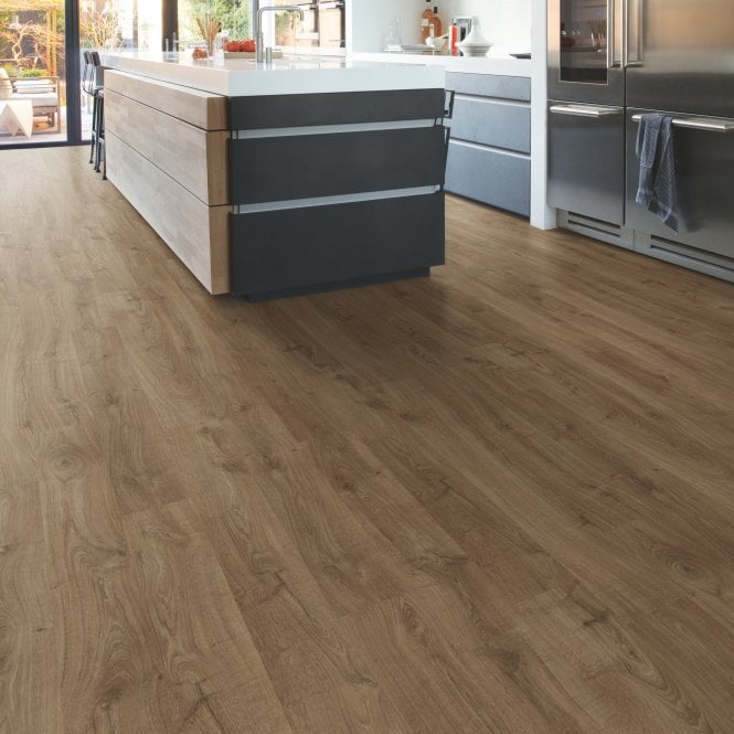 Quickstep Eligna  Newcastle Oak Brown EL3582 Waterproof Laminate Flooring