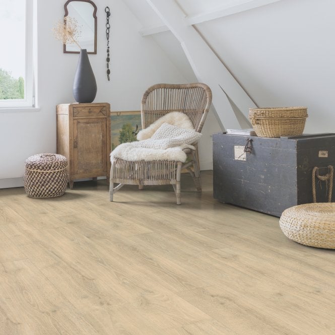 Quickstep Majestic  9.5mm Woodland Beige Oak Waterproof Laminate Flooring MJ3545
