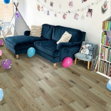 Seebach Brushed Engineered Oak Wood Flooring Oak 18/5mm x 125mm
