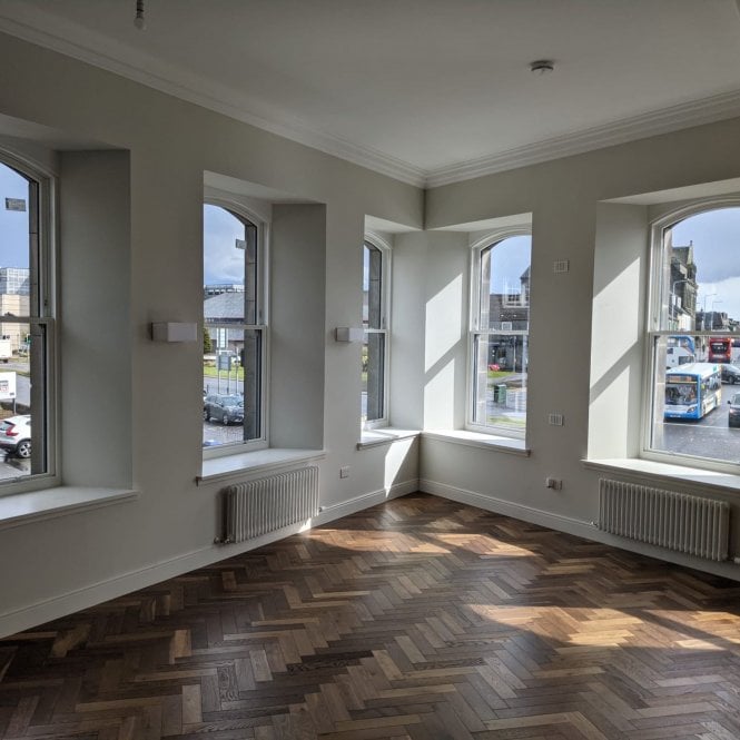 Smoked Brushed Herringbone Engineered Oak Parquet Wood Flooring 14/2mm x 90mm x 400mm