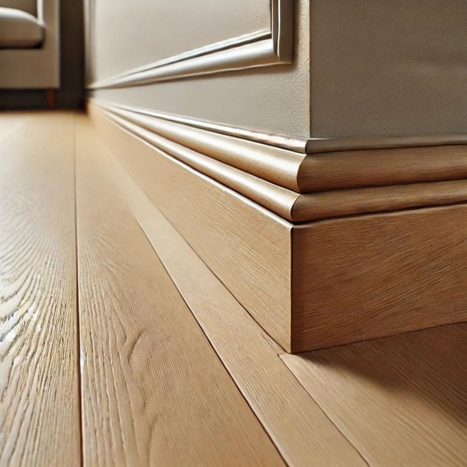 Solid Oak Skirting - Ogee Skirting - 20mm x 150mm x 2400mm