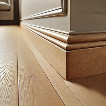 Solid Oak Skirting - Ogee Skirting - 20mm x 150mm x 2400mm
