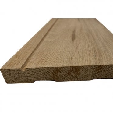 Solid Oak Skirting - Shaker Skirting - 20mm x 150mm x 2400mm