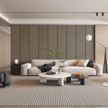 Wooden Wall Panelling 21mm x 526mm x 2600mm - Oak Chevron